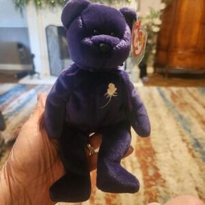 Ty Beanie Babies Princess Diana Bear Plush Toy